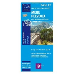 Carte 3436ET Meije Pelvoux