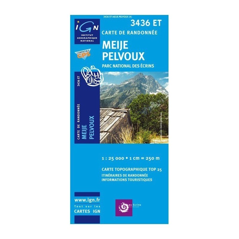 Carte 3436ET Meije Pelvoux