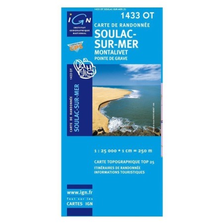 Carte 1433OT Soulac-Sur-Mer/Montalivet/Pointe De Grave