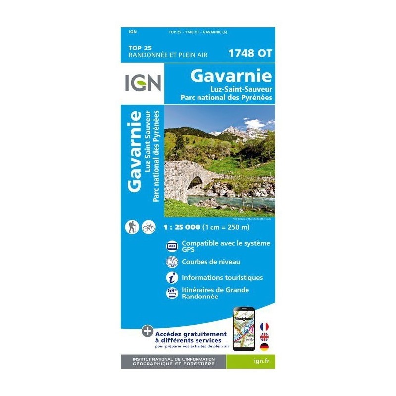 Carte 1748OT Gavarnie