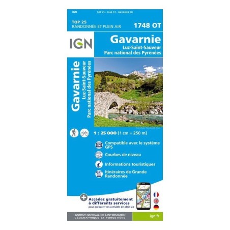 Carte 1748OT Gavarnie
