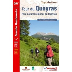 Carte Topo-Guide Gr58 - Tour Du Queyras - Parc Naturel Régional Du Queyras