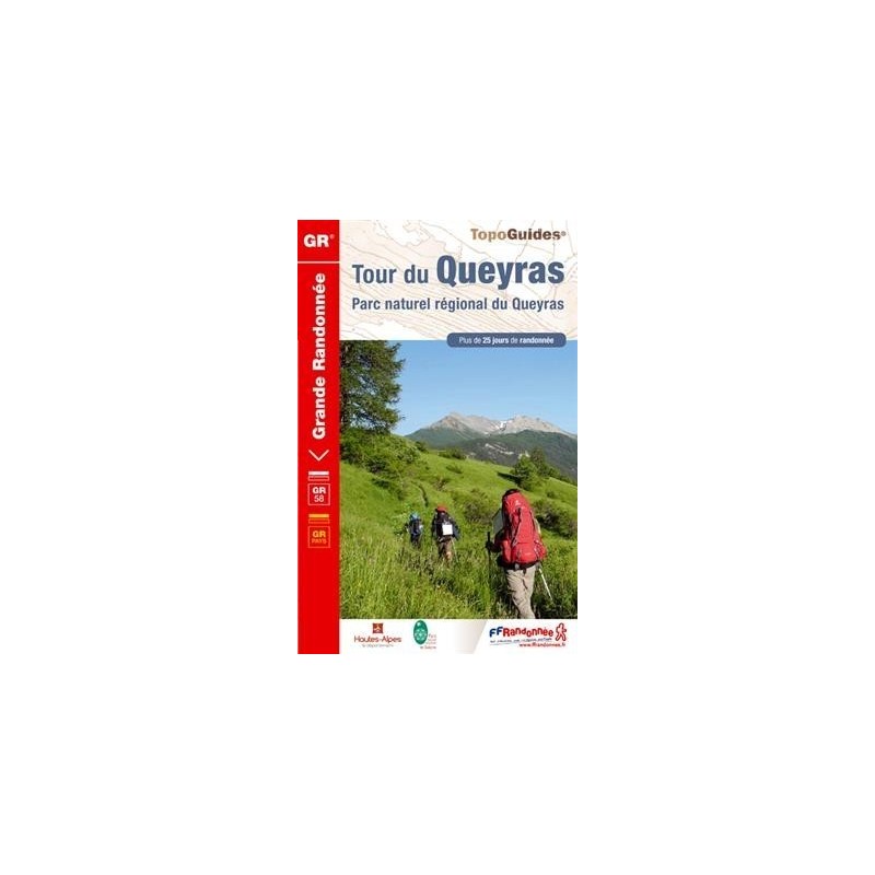Carte Topo-Guide Gr58 - Tour Du Queyras - Parc Naturel Régional Du Queyras