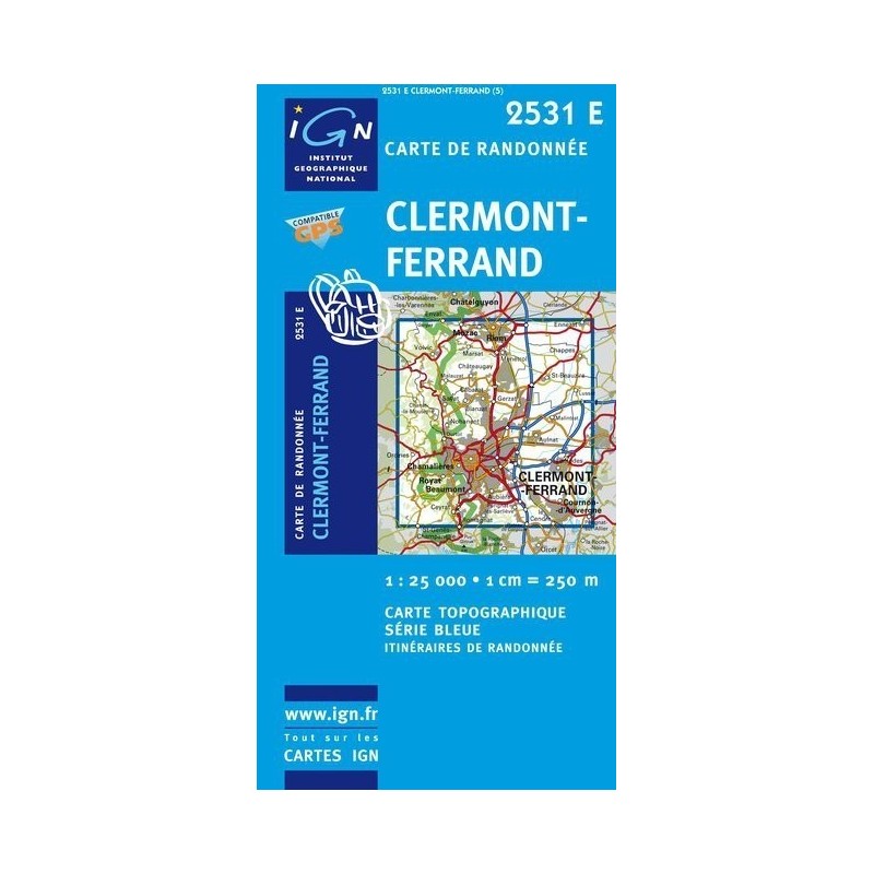Carte 2531E Clermont-Ferrand - Puy De Dôme