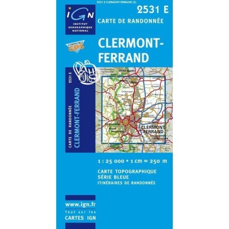 Carte 2531E Clermont-Ferrand - Puy De Dôme