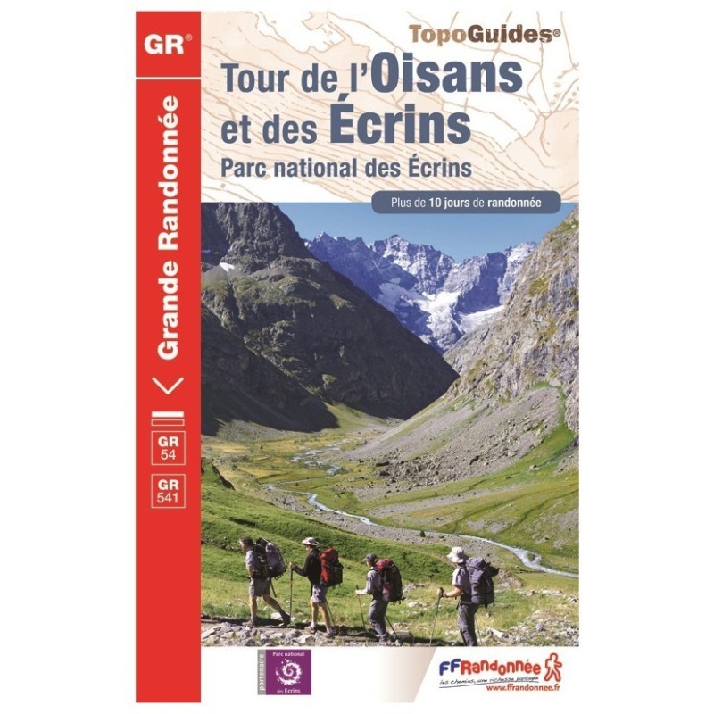 Carte De Randonnee Topo-Guides Gr54/541 Tour De L'Oisans Et Des Ecrins