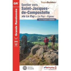 Carte GR65/SENTIER DE ST-JACQUES : LE PUY / FIGEAC