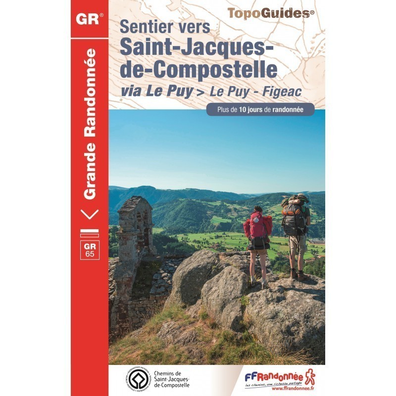 Carte GR65/SENTIER DE ST-JACQUES : LE PUY / FIGEAC