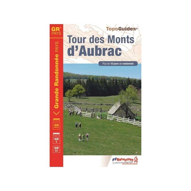 Carte De Randonnee Grp - Tour Des Monts D'Aubrac