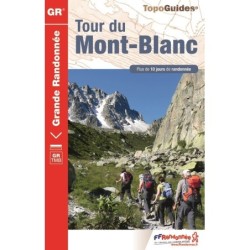 Carte De Randonnee Topoguide - Tour Du Mont Blanc - Tmb