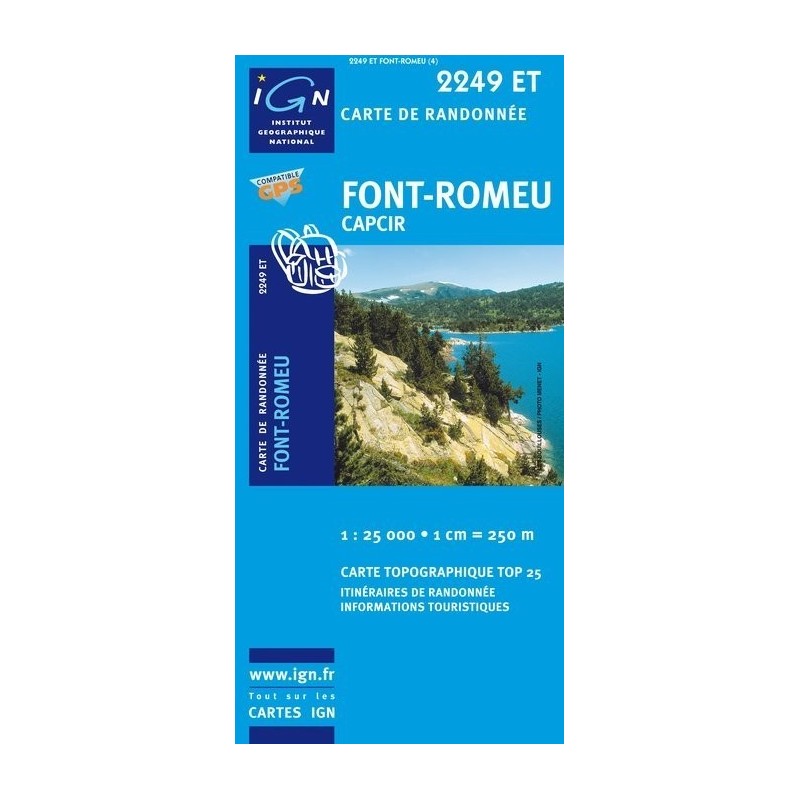 Carte 2249ET Font-Romeu / Capcir (GPS)