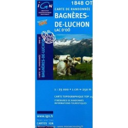 Carte 1848OT Bagneres-De-Luchon / Lac d'Oô