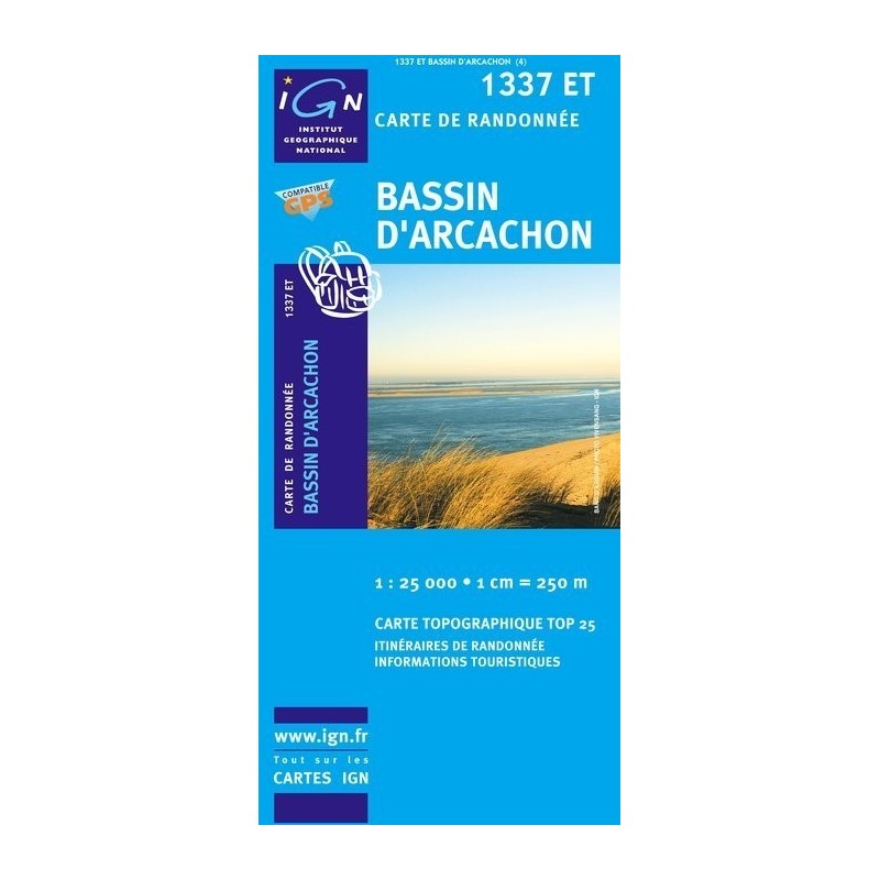 Carte 1337ET Bassin d'Arcachon