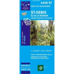 Carte 4402RT St-Denis Cirques de Mafate et de Salazie - île de la Reunion (GPS)