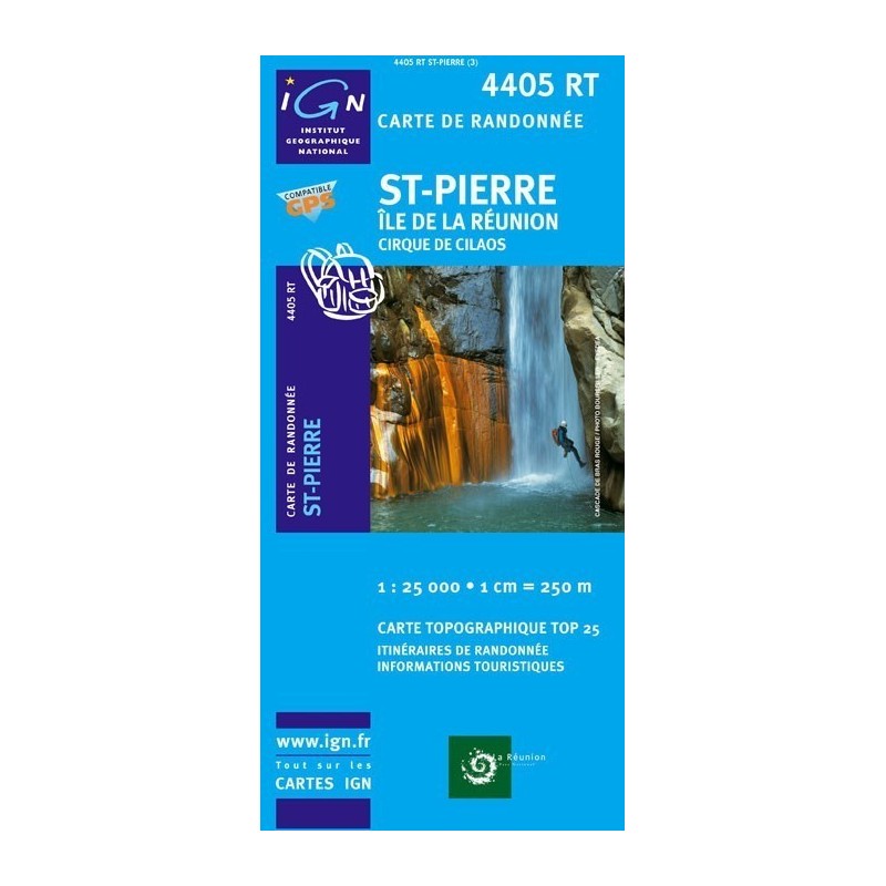 Carte 4405RT Saint-Pierre - île de la Reunion (GPS)