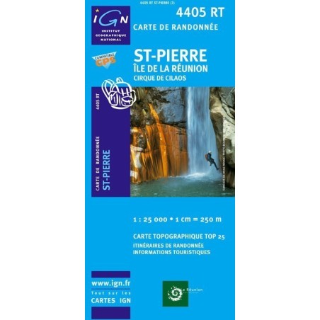 Carte 4405RT Saint-Pierre - île de la Reunion (GPS)