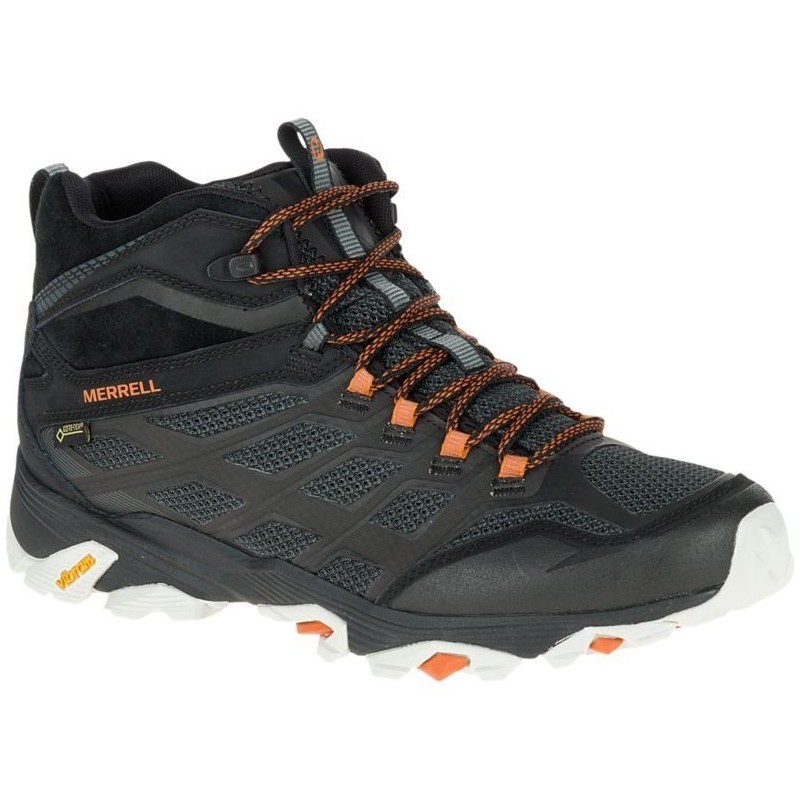 Chaussure Rando Moab FST Mid Gore-Tex - Noir/Orange