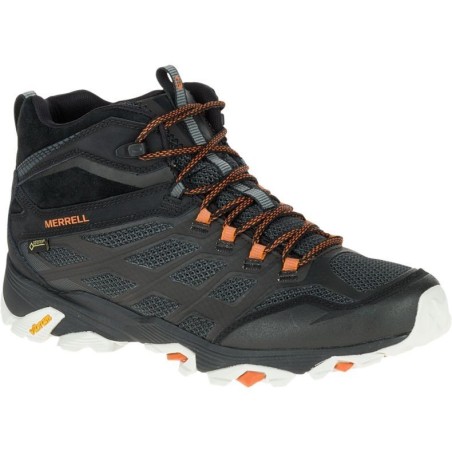 Chaussure Rando Moab FST Mid Gore-Tex - Noir/Orange